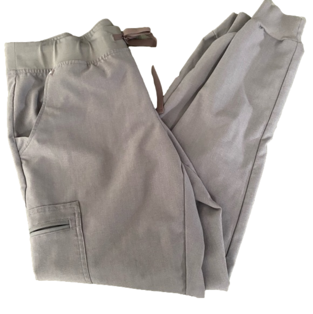 Dark Space Gray Figs Zamora Jogger  Scrub Pants L/T